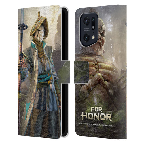 For Honor Characters Nobushi Leather Book Wallet Case Cover For OPPO Find X5 Pro