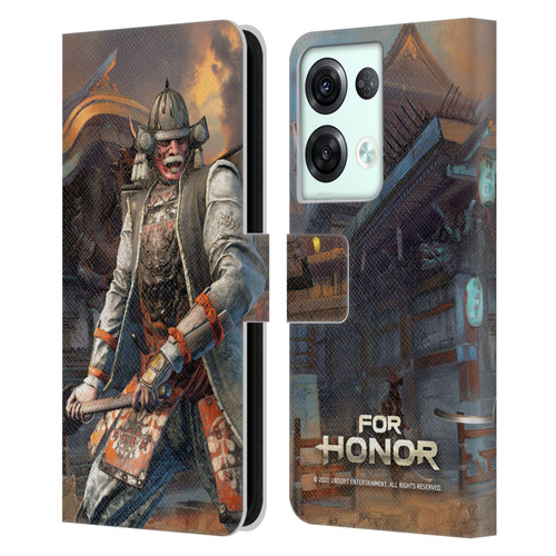 For Honor Characters Kensei Leather Book Wallet Case Cover For OPPO Reno8 Pro
