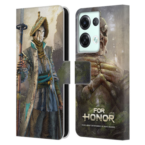 For Honor Characters Nobushi Leather Book Wallet Case Cover For OPPO Reno8 Pro