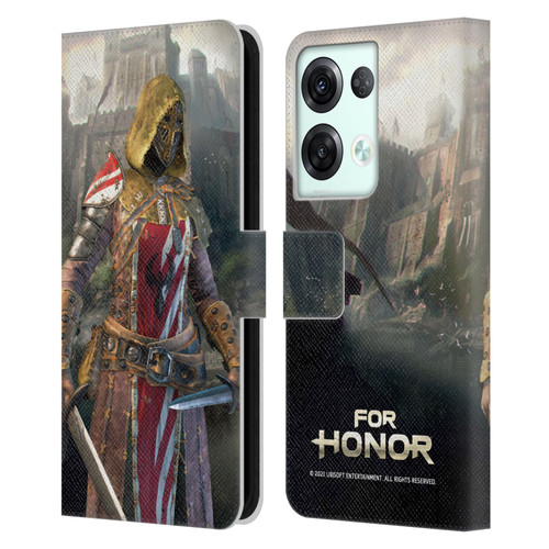 For Honor Characters Peacekeeper Leather Book Wallet Case Cover For OPPO Reno8 Pro
