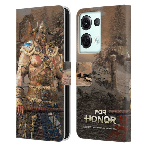 For Honor Characters Raider Leather Book Wallet Case Cover For OPPO Reno8 Pro