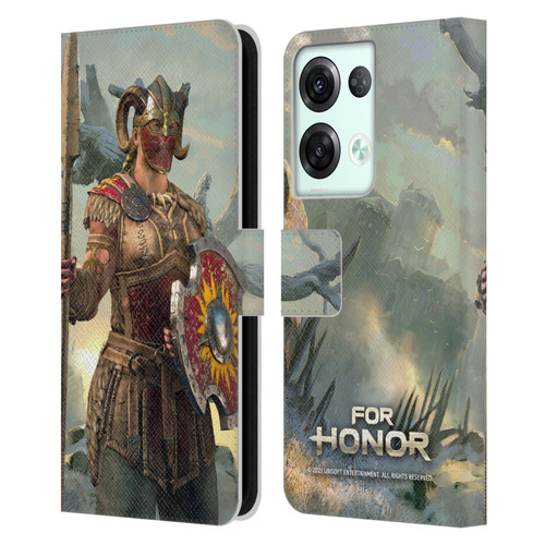 For Honor Characters Valkyrie Leather Book Wallet Case Cover For OPPO Reno8 Pro
