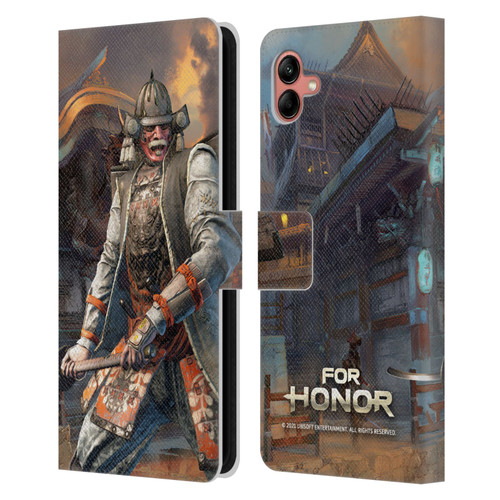For Honor Characters Kensei Leather Book Wallet Case Cover For Samsung Galaxy A04 (2022)