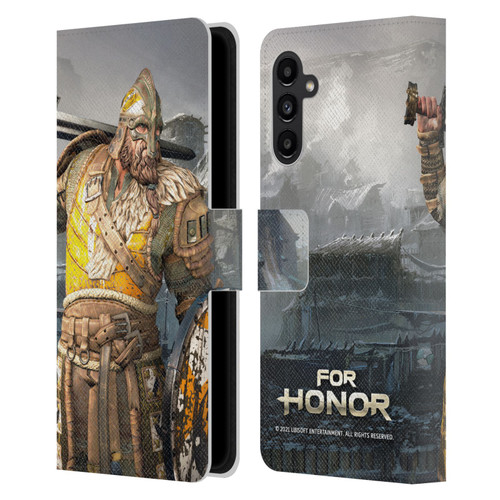 For Honor Characters Warlord Leather Book Wallet Case Cover For Samsung Galaxy A13 5G (2021)