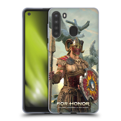 For Honor Characters Valkyrie Soft Gel Case for Samsung Galaxy A21 (2020)