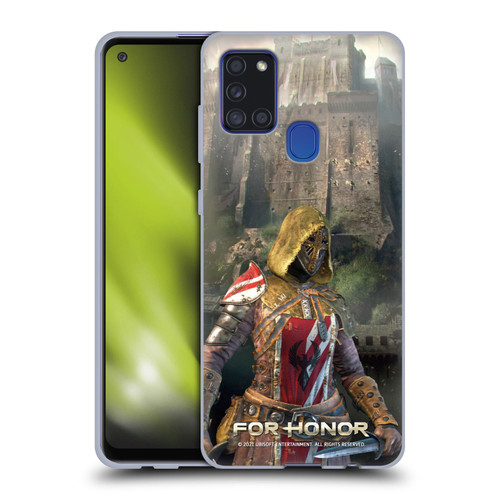 For Honor Characters Peacekeeper Soft Gel Case for Samsung Galaxy A21s (2020)