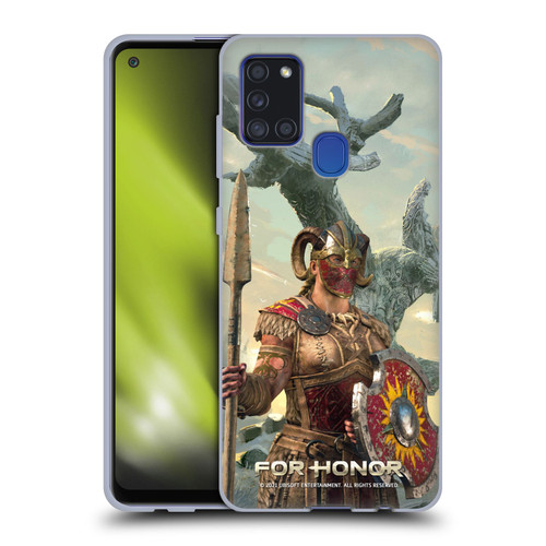 For Honor Characters Valkyrie Soft Gel Case for Samsung Galaxy A21s (2020)