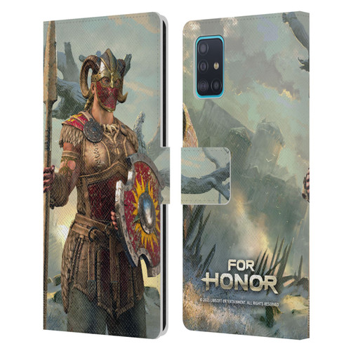 For Honor Characters Valkyrie Leather Book Wallet Case Cover For Samsung Galaxy A51 (2019)