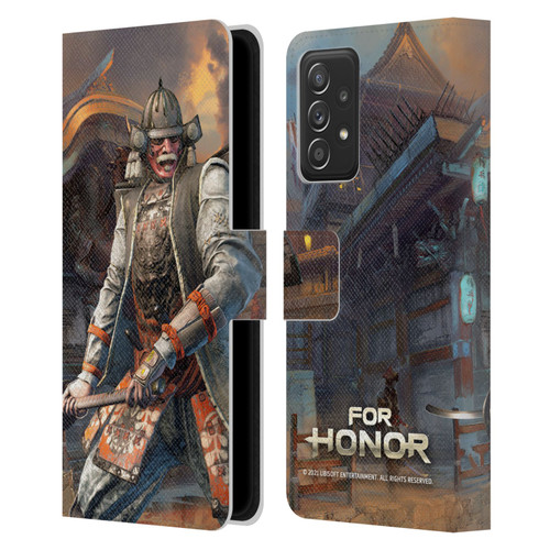 For Honor Characters Kensei Leather Book Wallet Case Cover For Samsung Galaxy A52 / A52s / 5G (2021)