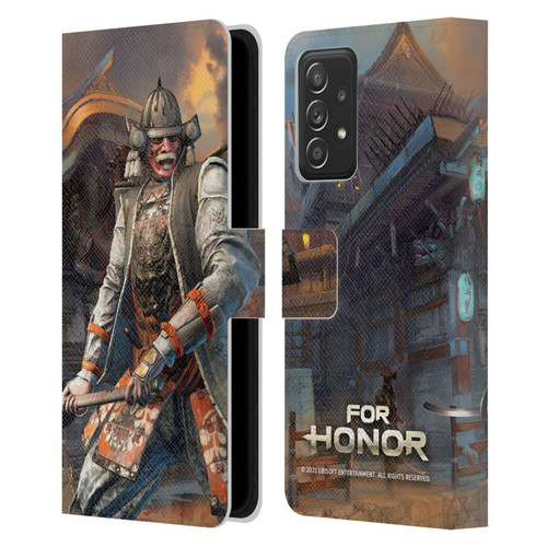 For Honor Characters Kensei Leather Book Wallet Case Cover For Samsung Galaxy A53 5G (2022)