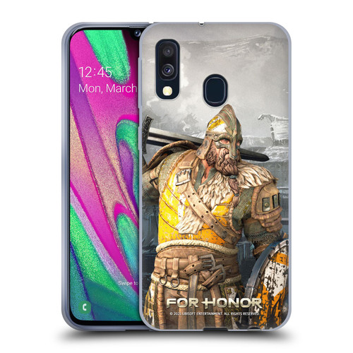 For Honor Characters Warlord Soft Gel Case for Samsung Galaxy A40 (2019)