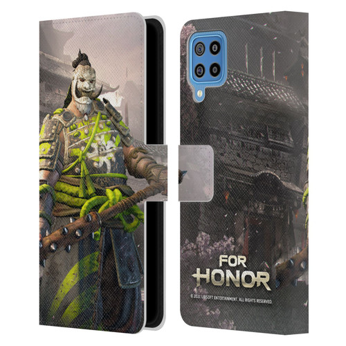For Honor Characters Shugoki Leather Book Wallet Case Cover For Samsung Galaxy F22 (2021)