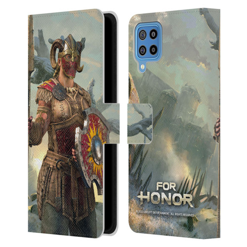 For Honor Characters Valkyrie Leather Book Wallet Case Cover For Samsung Galaxy F22 (2021)