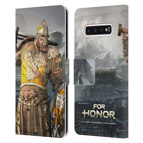 For Honor Characters Warlord Leather Book Wallet Case Cover For Samsung Galaxy S10