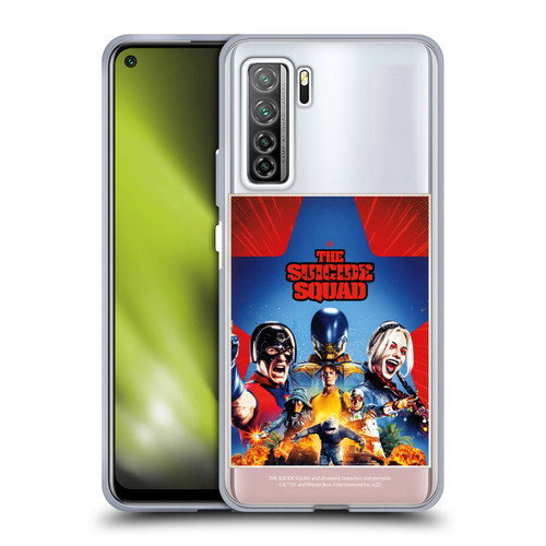 The Suicide Squad 2021 Character Poster Group Soft Gel Case for Huawei Nova 7 SE/P40 Lite 5G