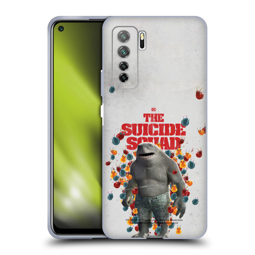 The Suicide Squad 2021 Character Poster King Shark Soft Gel Case for Huawei Nova 7 SE/P40 Lite 5G
