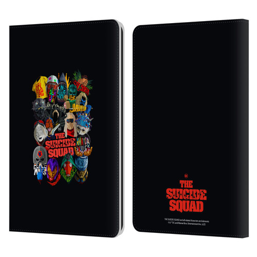 The Suicide Squad 2021 Character Poster Group Head Leather Book Wallet Case Cover For Amazon Kindle Paperwhite 1 / 2 / 3