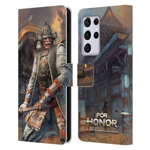 For Honor Characters Kensei Leather Book Wallet Case Cover For Samsung Galaxy S21 Ultra 5G