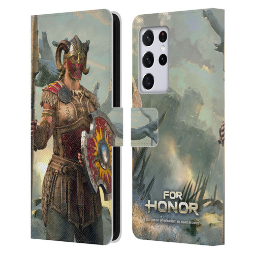 For Honor Characters Valkyrie Leather Book Wallet Case Cover For Samsung Galaxy S21 Ultra 5G