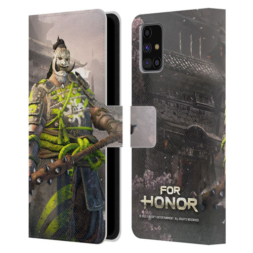 For Honor Characters Shugoki Leather Book Wallet Case Cover For Samsung Galaxy M31s (2020)