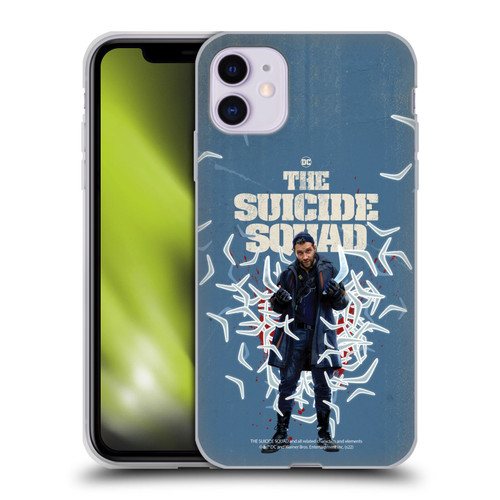The Suicide Squad 2021 Character Poster Captain Boomerang Soft Gel Case for Apple iPhone 11