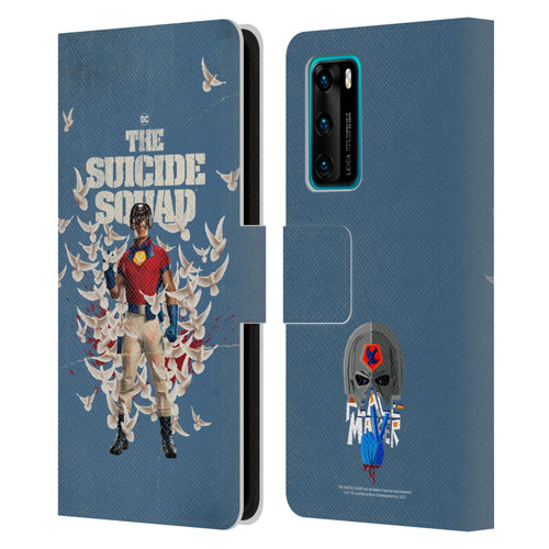 The Suicide Squad 2021 Character Poster Peacemaker Leather Book Wallet Case Cover For Huawei P40 5G