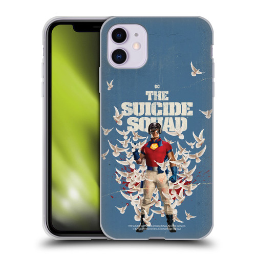 The Suicide Squad 2021 Character Poster Peacemaker Soft Gel Case for Apple iPhone 11