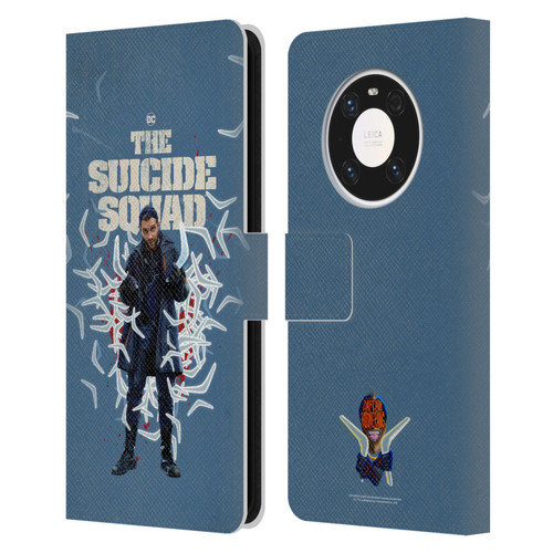 The Suicide Squad 2021 Character Poster Captain Boomerang Leather Book Wallet Case Cover For Huawei Mate 40 Pro 5G