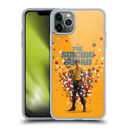 The Suicide Squad 2021 Character Poster Rick Flag Soft Gel Case for Apple iPhone 11 Pro Max