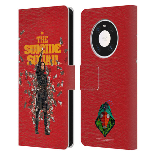 The Suicide Squad 2021 Character Poster Ratcatcher Leather Book Wallet Case Cover For Huawei Mate 40 Pro 5G