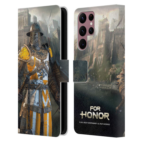 For Honor Characters Conqueror Leather Book Wallet Case Cover For Samsung Galaxy S22 Ultra 5G