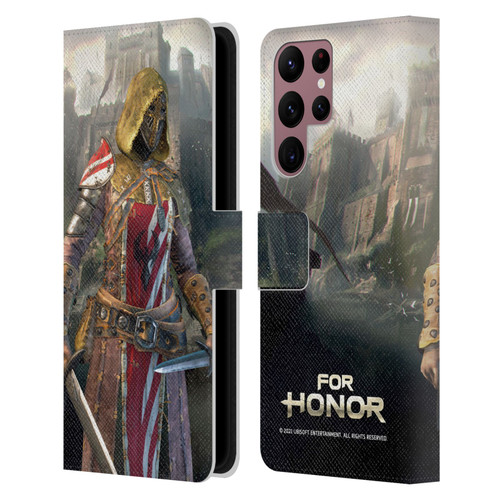 For Honor Characters Peacekeeper Leather Book Wallet Case Cover For Samsung Galaxy S22 Ultra 5G