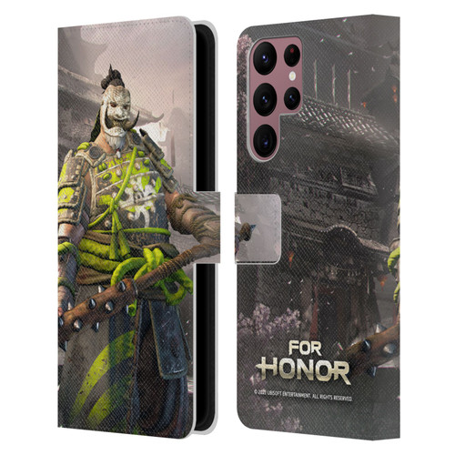 For Honor Characters Shugoki Leather Book Wallet Case Cover For Samsung Galaxy S22 Ultra 5G