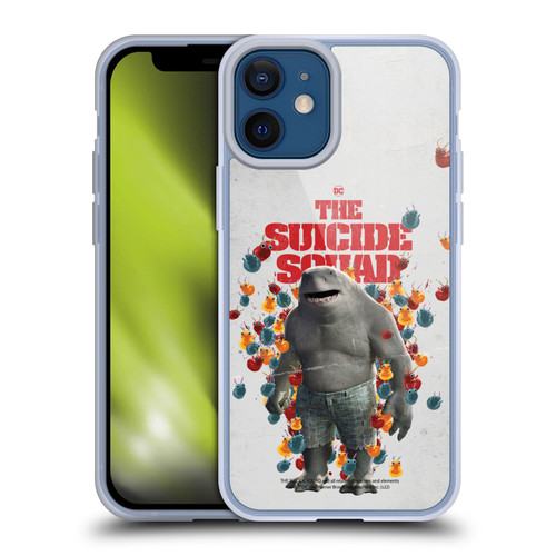 The Suicide Squad 2021 Character Poster King Shark Soft Gel Case for Apple iPhone 12 Mini