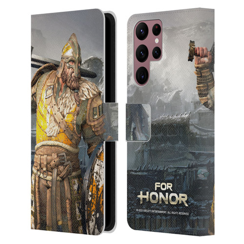 For Honor Characters Warlord Leather Book Wallet Case Cover For Samsung Galaxy S22 Ultra 5G