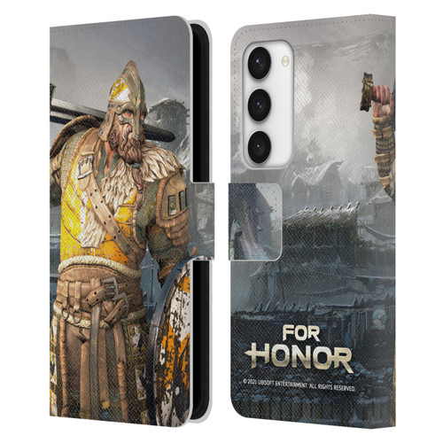 For Honor Characters Warlord Leather Book Wallet Case Cover For Samsung Galaxy S23 5G