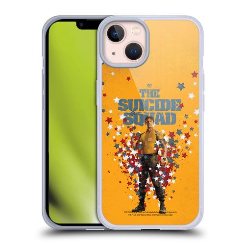The Suicide Squad 2021 Character Poster Rick Flag Soft Gel Case for Apple iPhone 13