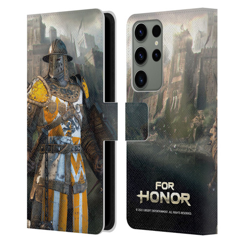 For Honor Characters Conqueror Leather Book Wallet Case Cover For Samsung Galaxy S23 Ultra 5G