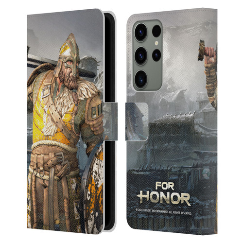 For Honor Characters Warlord Leather Book Wallet Case Cover For Samsung Galaxy S23 Ultra 5G