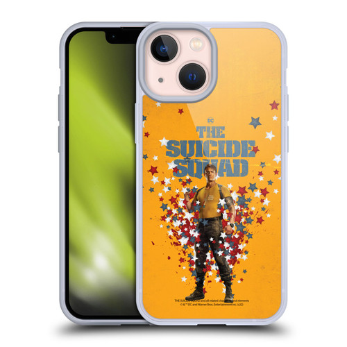 The Suicide Squad 2021 Character Poster Rick Flag Soft Gel Case for Apple iPhone 13 Mini