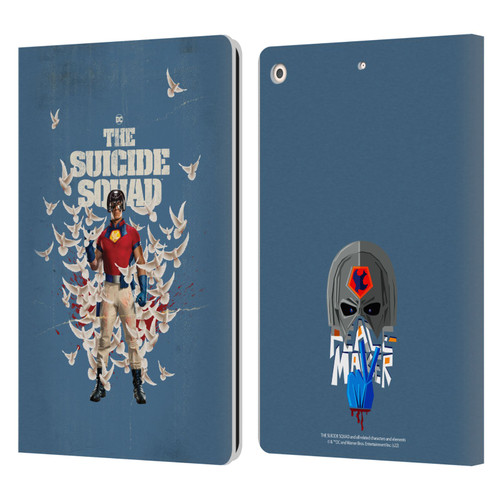 The Suicide Squad 2021 Character Poster Peacemaker Leather Book Wallet Case Cover For Apple iPad 10.2 2019/2020/2021