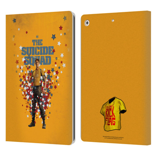 The Suicide Squad 2021 Character Poster Rick Flag Leather Book Wallet Case Cover For Apple iPad 10.2 2019/2020/2021