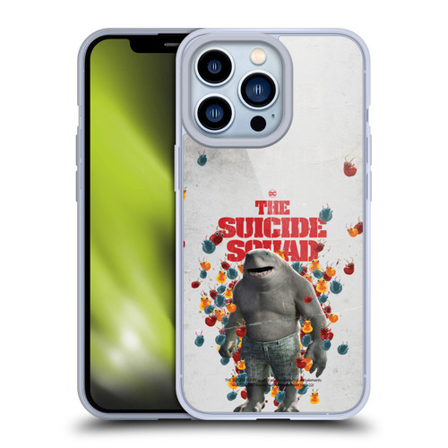 The Suicide Squad 2021 Character Poster King Shark Soft Gel Case for Apple iPhone 13 Pro