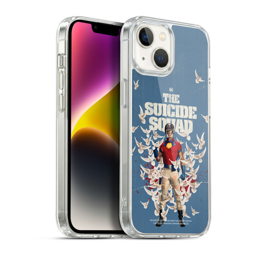 The Suicide Squad 2021 Character Poster Peacemaker Soft Gel Case for Apple iPhone 14