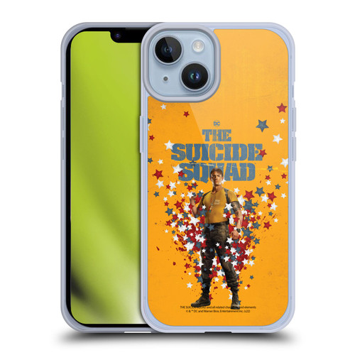 The Suicide Squad 2021 Character Poster Rick Flag Soft Gel Case for Apple iPhone 14