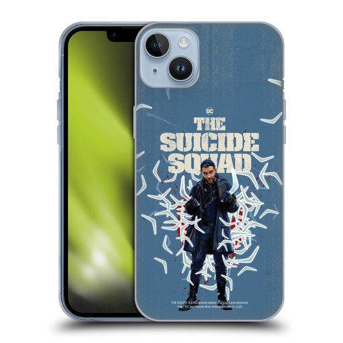 The Suicide Squad 2021 Character Poster Captain Boomerang Soft Gel Case for Apple iPhone 14 Plus