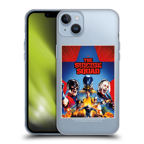 The Suicide Squad 2021 Character Poster Group Soft Gel Case for Apple iPhone 14 Plus
