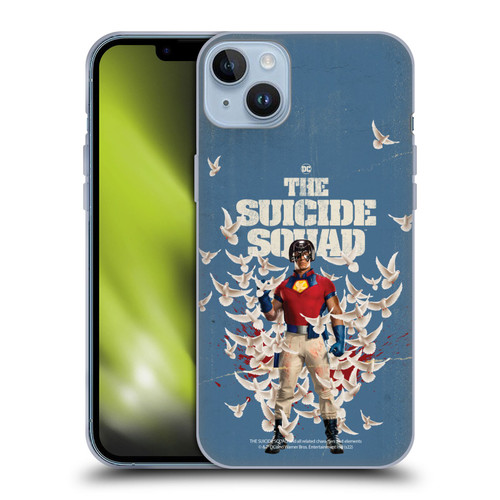 The Suicide Squad 2021 Character Poster Peacemaker Soft Gel Case for Apple iPhone 14 Plus