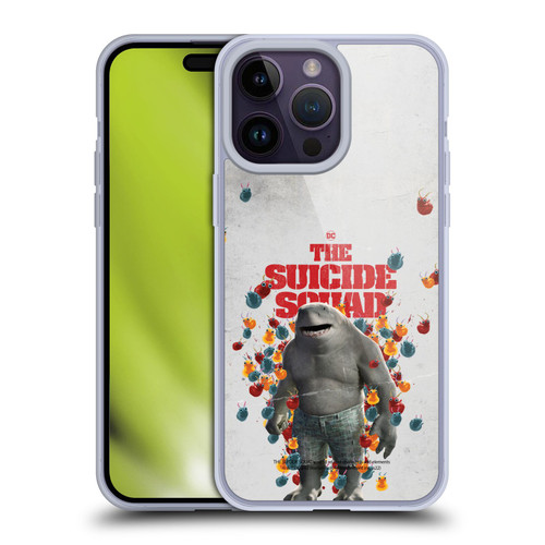 The Suicide Squad 2021 Character Poster King Shark Soft Gel Case for Apple iPhone 14 Pro Max