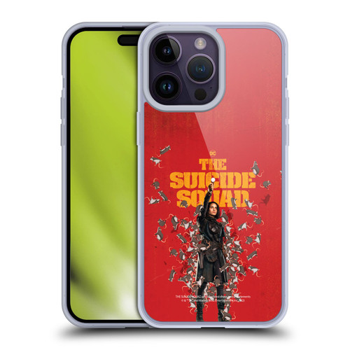 The Suicide Squad 2021 Character Poster Ratcatcher Soft Gel Case for Apple iPhone 14 Pro Max